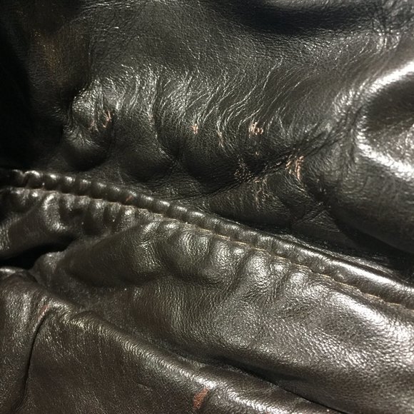 VINTAGE LEATHER ATTIC JACKETS SIZE 44 - Picture 7 of 11